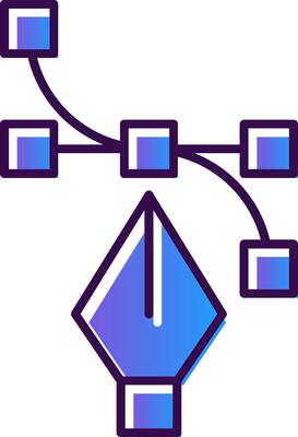 Gradient Filled Icon