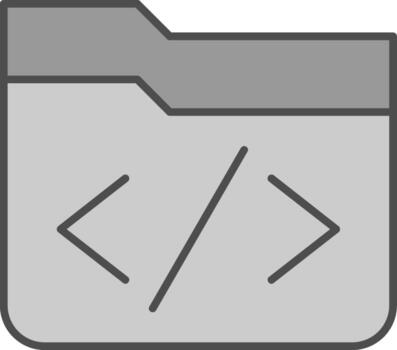 codificación relleno icono vector