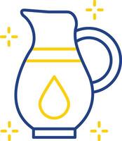 Jug Line Two Color Icon vector