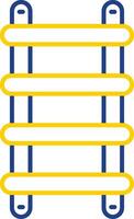 Stepladder Line Two Color Icon vector