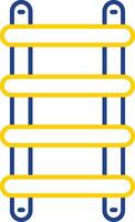 Stepladder Line Two Color Icon vector