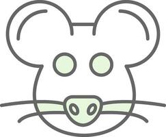 Mouse Fillay Icon vector