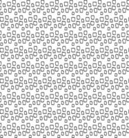 Geometric texture drawn in doodle style in the form of black squares on a white background vector