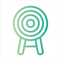 target in flat design style vector