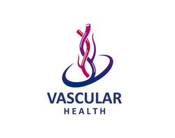 Vein vascular health icon of blood circulation vector