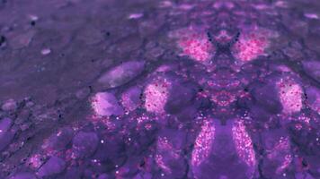 une violet et rose abstrait Contexte avec beaucoup différent formes video