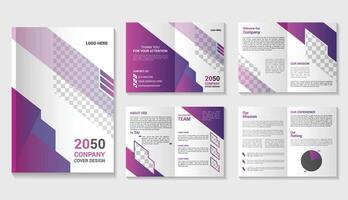 corporate company profile brochure template design vector