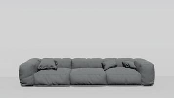 3d rendering of a modern sofa photo