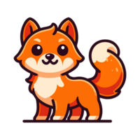 cute icon character fox png