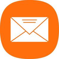 Mail Line Two Color Icon vector