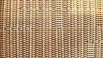 rattan woven texture background is out of focus, background and texture concept photo