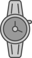 Wristwatch Fillay Icon vector