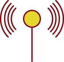 Wifi Line Two Color Icon vector