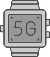 Smartwatch Fillay Icon vector