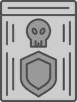 Shield Fillay Icon vector