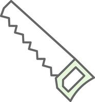 Handsaw Fillay Icon vector