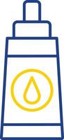 Lubricant Line Two Color Icon vector