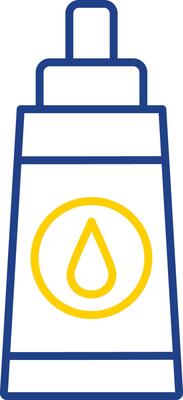 Lubricant Line Two Color Icon