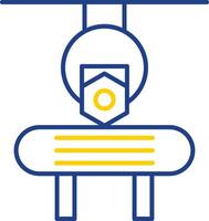 Machinery Line Two Color Icon vector