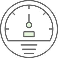 Speedometer Fillay Icon vector