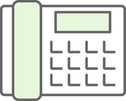 Telephone Fillay Icon vector