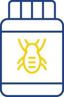 Pesticide Line Two Color Icon vector