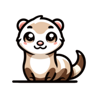 cute icon character ferret png