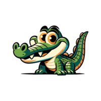 mignonne icône personnage crocodile png