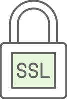 SSL Fillay Icon vector