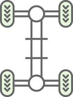 Chassis Fillay Icon vector