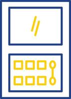 Makeup Kit Line Two Color Icon vector