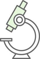 Microscope Fillay Icon vector