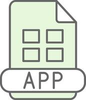 App Fillay Icon vector