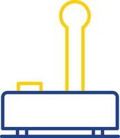 Joystick Line Two Color Icon vector