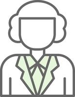 Judge Fillay Icon vector