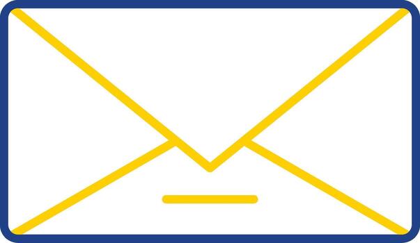 Send Line Two Color Icon vector