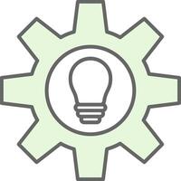 Idea Fillay Icon vector