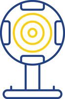 Webcam Line Two Color Icon vector