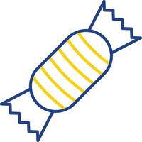Toffee Line Two Color Icon vector