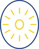 Kiwi Line Two Color Icon vector