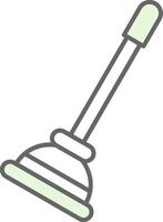 Plunger Fillay Icon vector