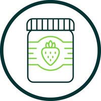 Jam Line Circle Icon vector