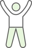 Cheer Up Fillay Icon vector