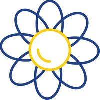 Clematis Line Two Color Icon vector