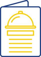 Menu Line Two Color Icon vector