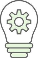 Idea Fillay Icon vector