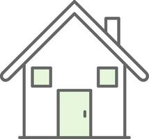 House Fillay Icon vector