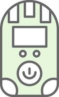 Dosimeter Fillay Icon vector