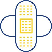 Bandages Line Two Color Icon vector