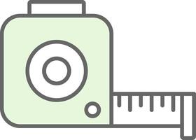 Tape Measure Fillay Icon vector